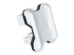 CORSAIR - Str&#248;madapter - 12V 2x6 PCIE 5.1 (hann) vinklet til 12V 2x6 PCIE 5.1 (hunn) vinklet hvit