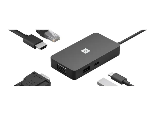 Microsoft USB-C Travel Hub - dokkingstasjon VGA, HDMI 1GbE
