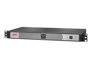 APC Smart-UPS SC SCL500RMI1UC - UPS (kan monteres i rack) AC 230 V - 400 watt - 500 VA - enkeltfase - Ethernet 10/100, USB - utgangskontakter: 4 - 1U - svart, sølv