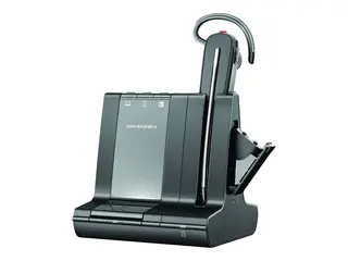 Poly Savi 8245-M - Savi 8200 series - hodesett i &#248;ret - konvertibel - DECT / Bluetooth - tr&#229;dl&#248;s - USB-A via DECT adapter - svart - Certified for Microsoft Teams