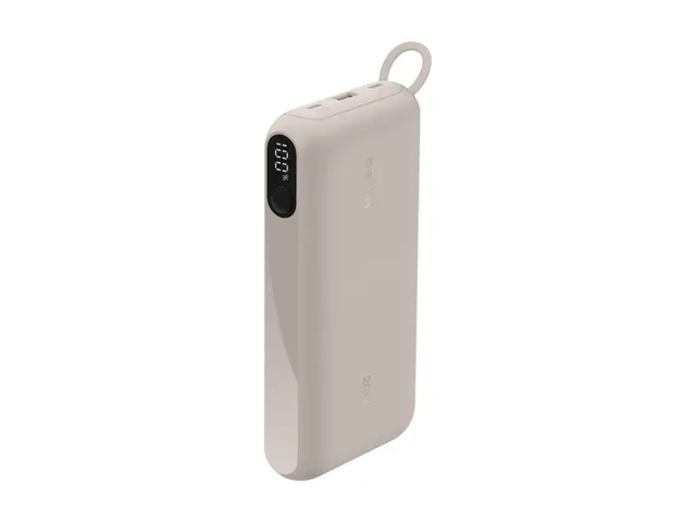 Belkin BoostCharge - Strømbank med skjerm 20000 mAh 20 watt PD 3 u...