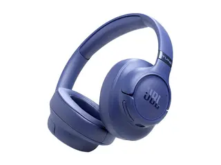 JBL TUNE 780NC - Hodetelefoner med mikrofon full størrelse - Bluetooth - trådløs, kablet - aktiv støydemping - USB-C - blå