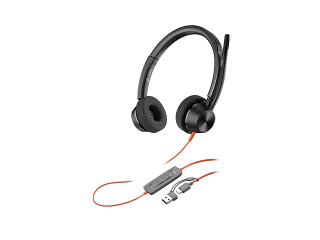 HP Poly Blackwire 3320 - 3300 series hodesett on-ear kablet USB-C ...