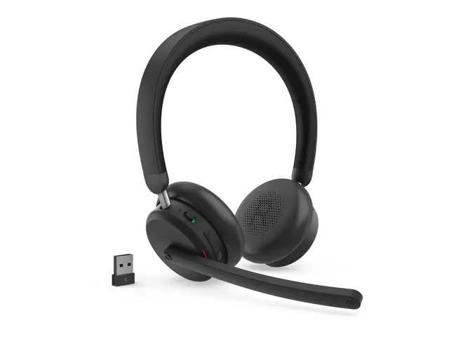 Lenovo 6550 - Hodesett on-ear Bluetooth trådløs aktiv støydemping ...