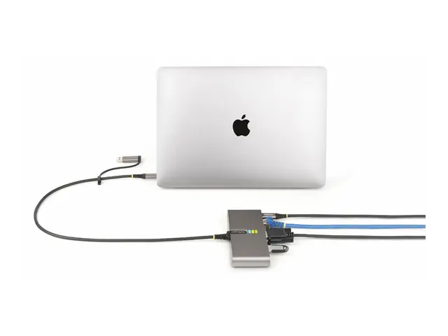 StarTech.com 2-Port USB-C/USB-A Hub with GbE and RS232 Serial, 2x ...