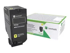 Lexmark - Gul - original - tonerpatron LCCP, Lexmark Corporate for Lexmark CS720de, CS720dte, CS725de, CS725dte, CX725de, CX725dhe, CX725dthe