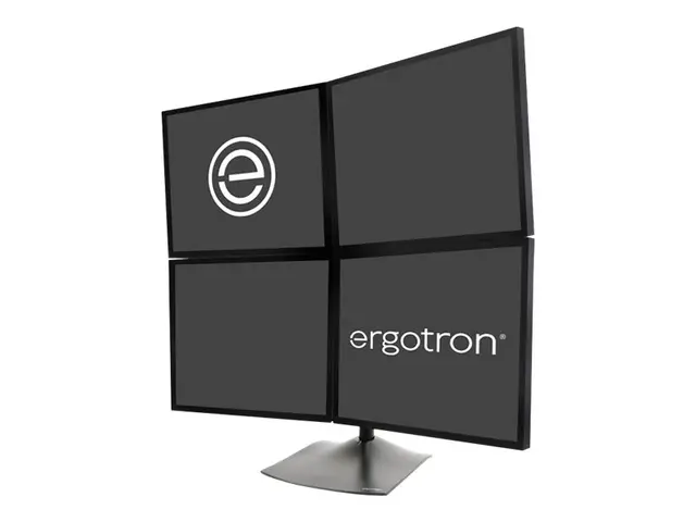 Ergotron DS100 Quad-Monitor Desk Stand - Stativ for 4 LCD-skjermer...