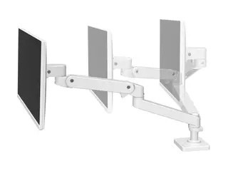 Ergotron LX Pro - Monteringssett (skjermarm) for LCD-skjerm - aluminium - hvit - skjermstørrelse: inntil 34" - skrivebordsmonterbar