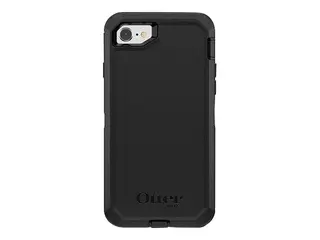 OtterBox Defender Series Apple iPhone 8 &amp; iPhone 7 Baksidedeksel for mobiltelefon - robust - polykarbonat, syntetisk gummi - svart - for Apple iPhone 7, 8, SE (2nd generation), SE (3rd generation)