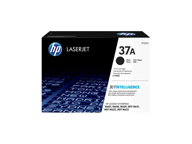 HP 37A - Svart original LaserJet tonerpatron (CF237A) for Managed ...