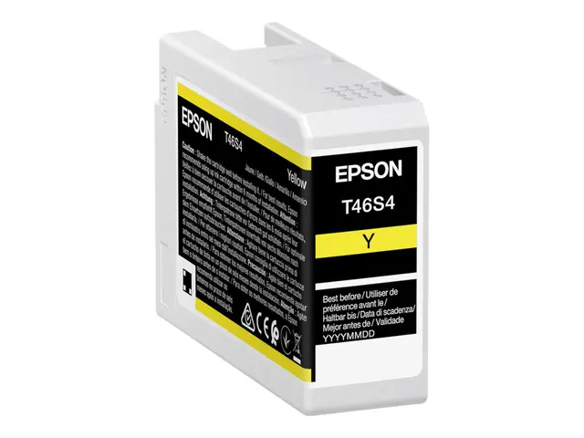 Epson T46S4 - 25 ml - gul - original - blekkpatron - for SureColor...