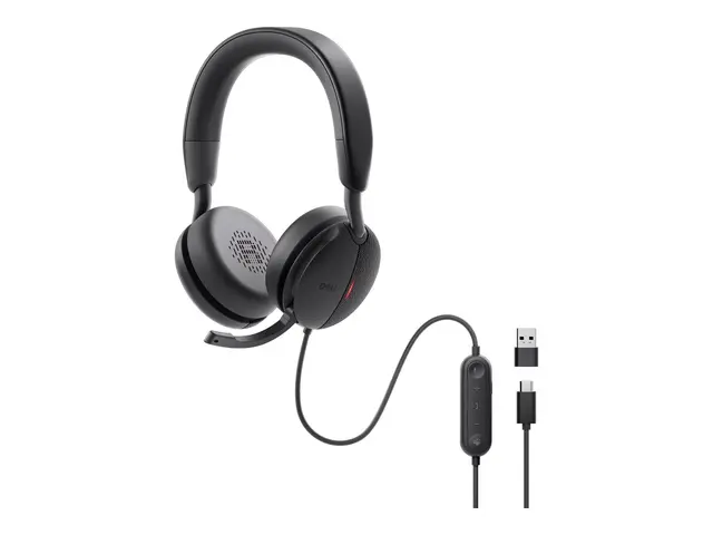 Dell Pro Wired ANC Headset WH5024 - Hodesett on-ear kablet aktiv s...