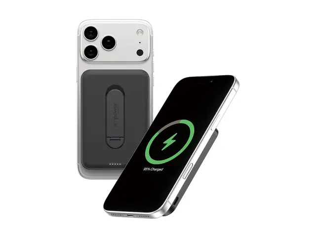 empower by PanzerGlass - Strømbank - med spin-stativ - 5000 mAh (U...