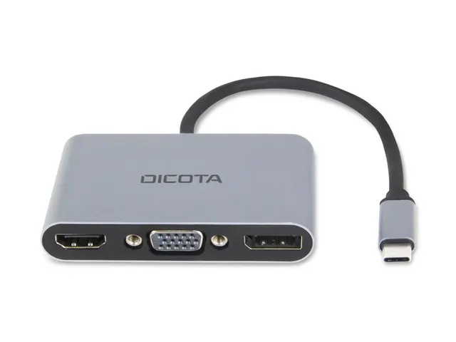 DICOTA 5-in-1 - dokkingstasjon - USB-C - DP, HDMI