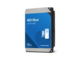 WD Blue - Harddisk - 10 TB - intern - 3.5" SATA 6Gb/s - 7200 rpm - buffer: 512 MB