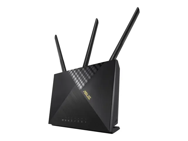 ASUS 4G-AX56 - Trådløs ruter WWAN 4-portssvitsj 1GbE Wi-Fi 6 Dobbe...