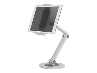 Neomounts DS15-550WH1 - Stativ - for nettbrett hvit - skjermstørrelse: 4.7"-12.9" - skrivebord
