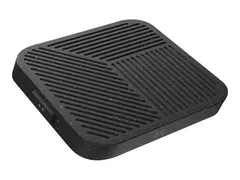 ZENS Modular Single Wireless Charger Main Station Trådløs ladematte + AC-strømadapter - 15 watt - Apple Fast Charge, FC