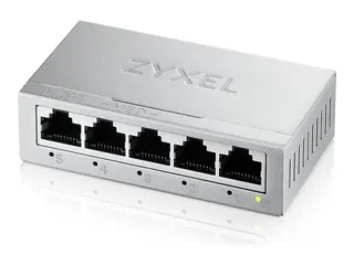 Zyxel GS-100 series GS-105B - Version 5 switch - ikke-styrt - 5 x 10/100/1000 - stasjon&#230;r, veggmonterbar