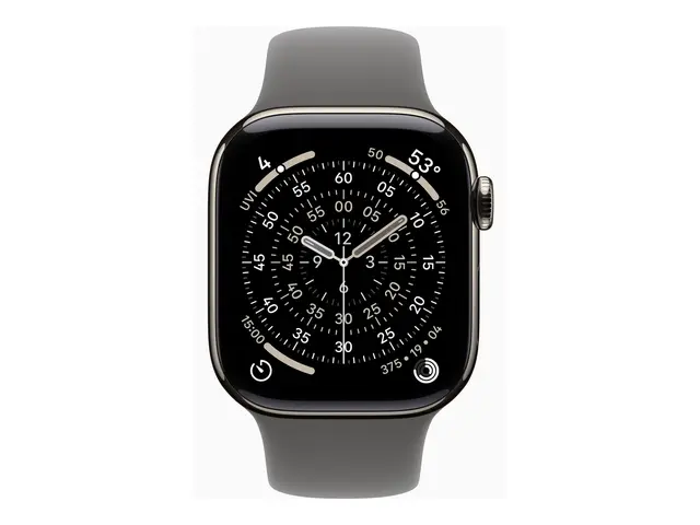 Apple Watch Series 11 (GPS + Cellular) - 42 mm naturlig titan smar...