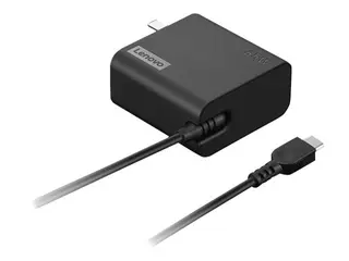 Lenovo - USB-C-strømadapter - AC 100-240 V 65 watt - Europa - svart