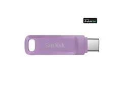 SanDisk Ultra Dual Drive Go - USB-flashstasjon 2 TB - USB 3.2 Gen 1 / USB-C - lavendel