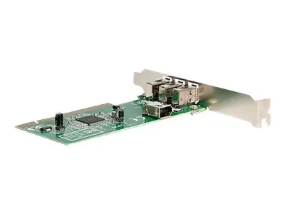 StarTech.com 4 port PCI 1394a FireWire Adapter Card - 3 External 1...