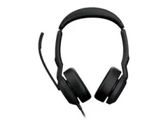 Jabra Evolve2 50 MS Stereo - Hodesett - on-ear tr&#229;dl&#248;s, kablet - aktiv st&#248;ydemping - USB-C, USB-A - Certified for Microsoft Teams