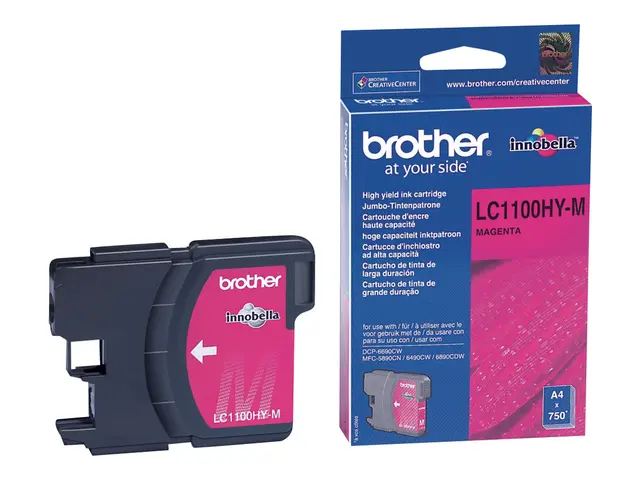 Brother LC1100HYM - Høy ytelse magenta original blekkpatron for DC...
