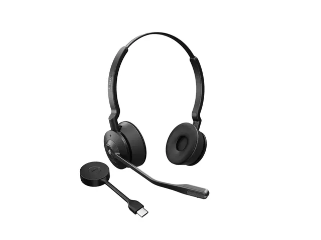 Jabra Engage 55 SE Stereo - Hodesett on-ear DECT trådløs USB-C via...