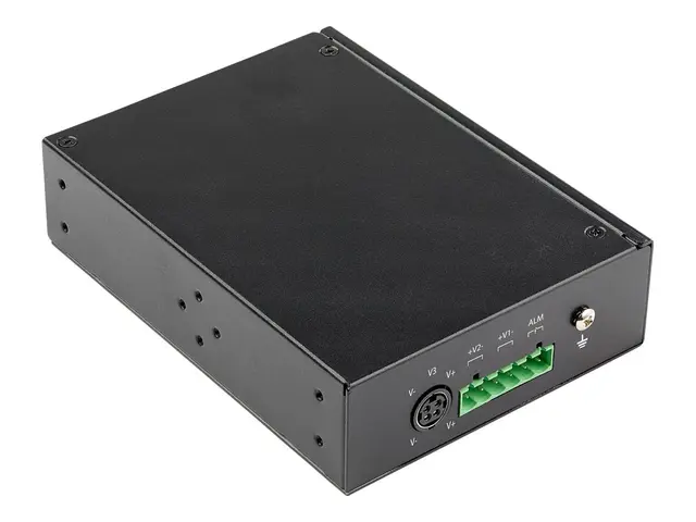 StarTech.com Industrial 6 Port Gigabit Ethernet Switch 4 PoE RJ45 ...