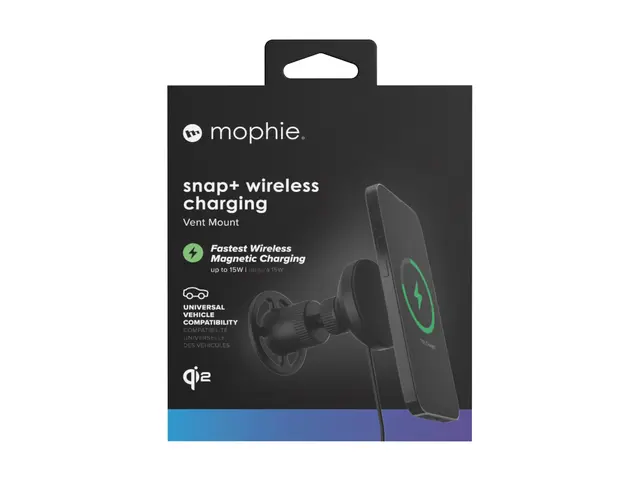 mophie snap+ - Trådløs ladeholder for bil magnetisk, ventilasjonsf...