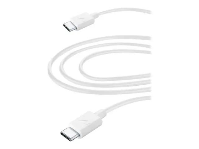 Cellular Line - USB-kabel 24 pin USB-C (hann) til 3 m hvit