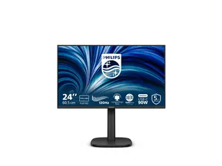 Philips 24B2U3301 - 3000 Series - LED-skjerm 24" - 1920 x 1080 Full HD (1080p) @ 120 Hz - IPS - 1500:1 - HDMI, DisplayPort, USB-C - høyttalere - svart