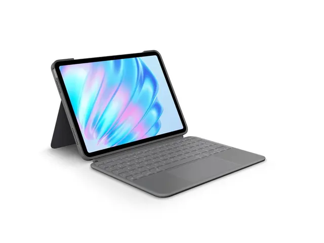 Logitech Combo Touch - tastatur og folioveske - med styrepute - QW...