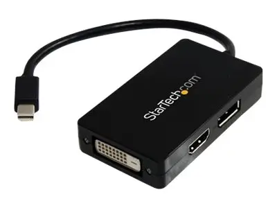 StarTech.com Travel A/V adapter - 3-in-1 Mini DisplayPort to Displ...