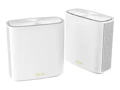 ASUS ZenWiFi XD6S - Wi-Fi-system - (2 rutere) inntil 5400 kvadratfot - maske 1GbE - Wi-Fi 6 - Dobbeltb&#229;nd