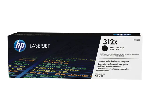 HP 312X - Høy ytelse - svart - original - LaserJet - tonerpatron (...