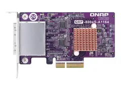 QNAP QXP SATA Expansion Card - Diskkontroller SATA 6Gb/s / SAS 6Gb/s - lav profil - RAID JBOD - PCIe 3.0 x4