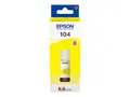 Epson EcoTank 104 - 65 ml - gul - original blekkbeholder - for EcoTank ET-14100, 1810, 2721, 2810, 2811, 2812, 2814, 2815, 2820, 2821, 2825, 2826, 4800