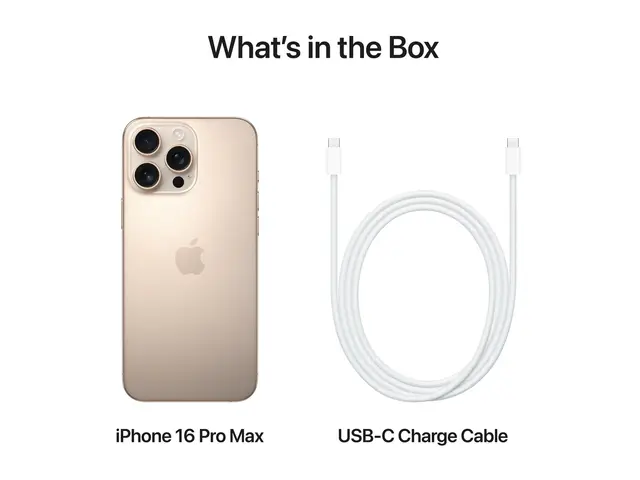 Apple iPhone 16 Pro Max - Ørken titanium 256 GB - TN 