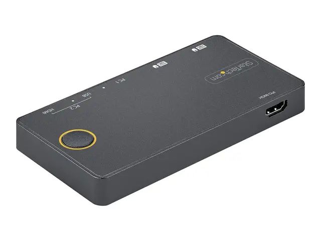 StarTech.com 2 Port Hybrid USB-A + HDMI & USB-C KVM Switch, Single...