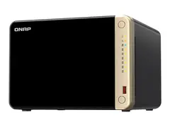 QNAP TS-664 - NAS-server - 6 br&#248;nner - SATA 6Gb/s RAID 0, 1, 5, 6, 10, 50, JBOD - RAM 8 GB - 2.5 Gigabit Ethernet - iSCSI st&#248;tte