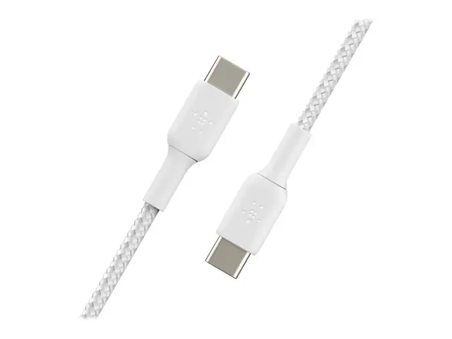 Belkin BoostCharge - USB-kabel 24 pin USB-C (hann) til 1 m hvit