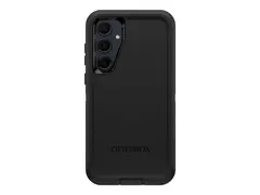 OtterBox Defender Series - Baksidedeksel for mobiltelefon robust - polykarbonat, syntetisk gummi - svart - for Samsung Galaxy A55