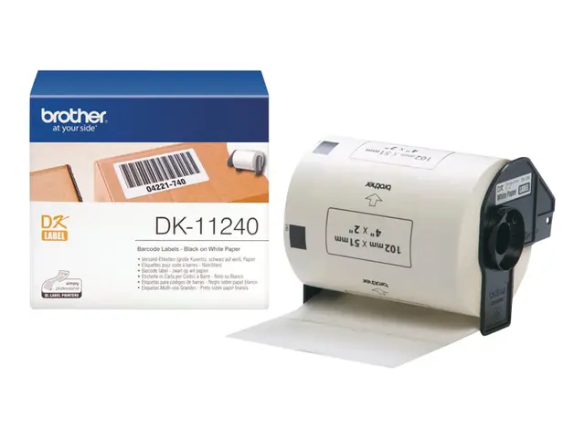 Brother DK-11240 - Svart på hvitt 51 x 102 mm 600 etikett(er) fors...