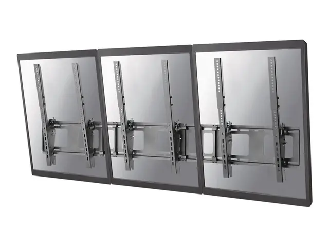 Neomounts NS-WMB300P - Brakett for 3 LCD-skjermer svart skjermstør...