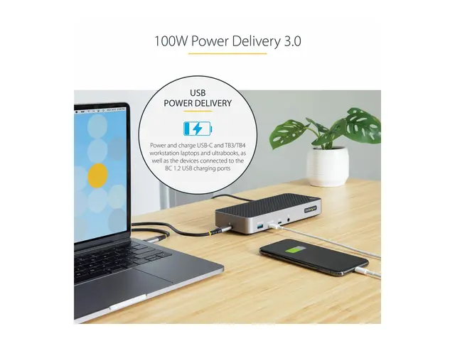 StarTech.com USB-C Triple Monitor Docking Station - HDMI/DP 4k Doc...