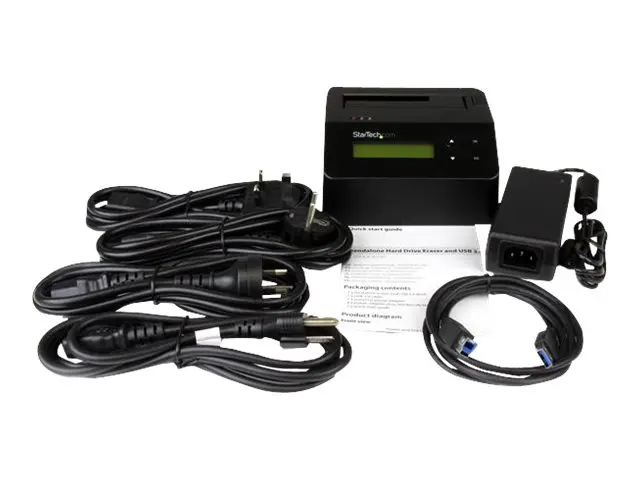 StarTech USB 3.0 Hard Drive Eraser Dock for 2.5" & 3.5" SATA/ IDE ...