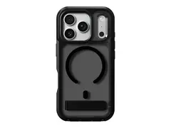 ZAGG Rainier Snap KS - Beskyttende deksel for mobiltelefon robust - etui - MagSafe-samsvar - røykeblakk - for Apple iPhone 18 Pro